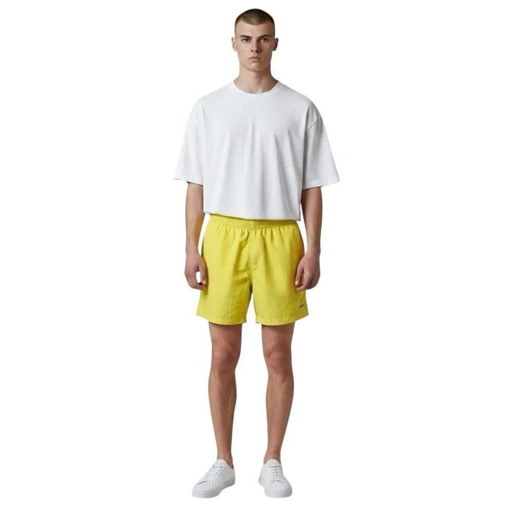 🆕Duluth Trading Co Men’s Yellow Pier Genius Unlined Swim Shorts